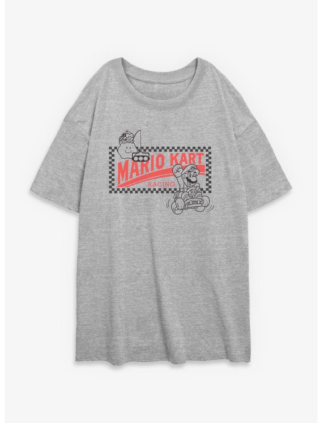 T-shirt surdimensionné Nintendo Mario Kart Racing Fille