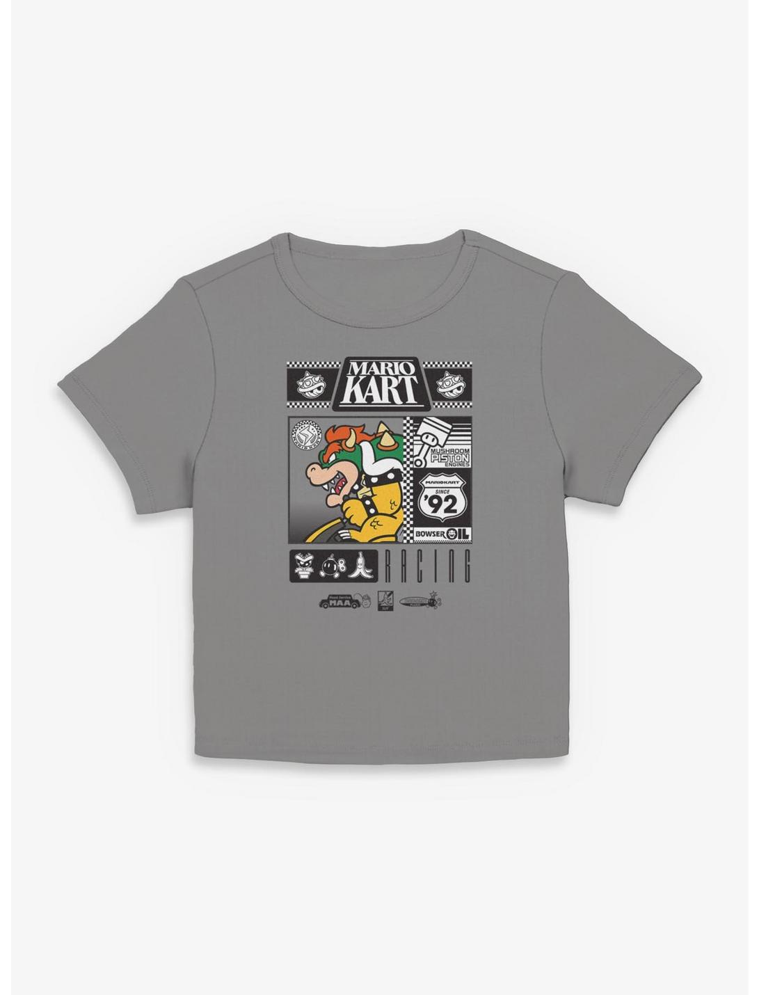 T-shirt Bébé Filles Nintendo Bowser Oil Racing