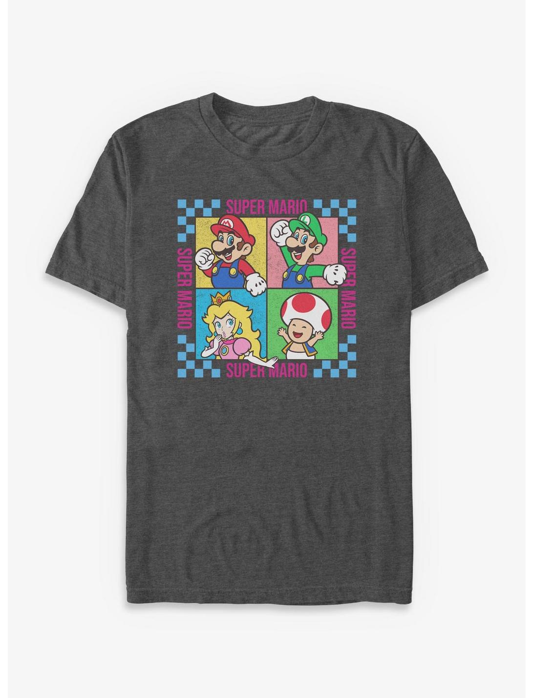 Nintendo Mario Group Four Square T-Shirt