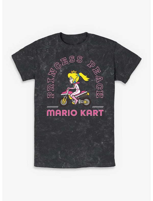 Nintendo Princess Peach Kart Mineral Wash T-Shirt