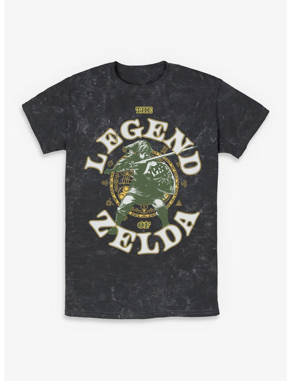 Nintendo The Legend Of Zelda Portrait Mineral Wash T-Shirt