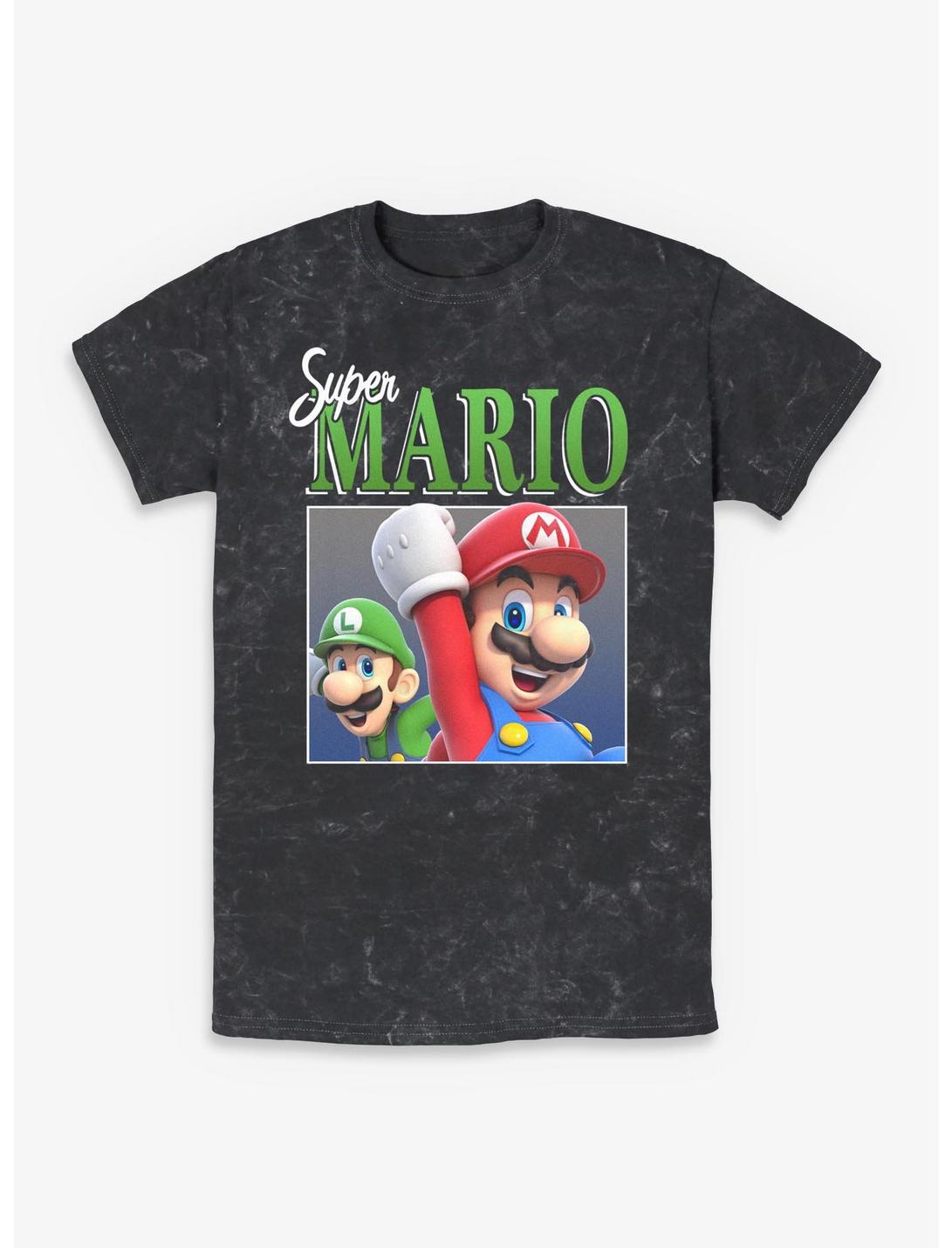 Nintendo Super Mario Fist Up Mineral Wash T-Shirt