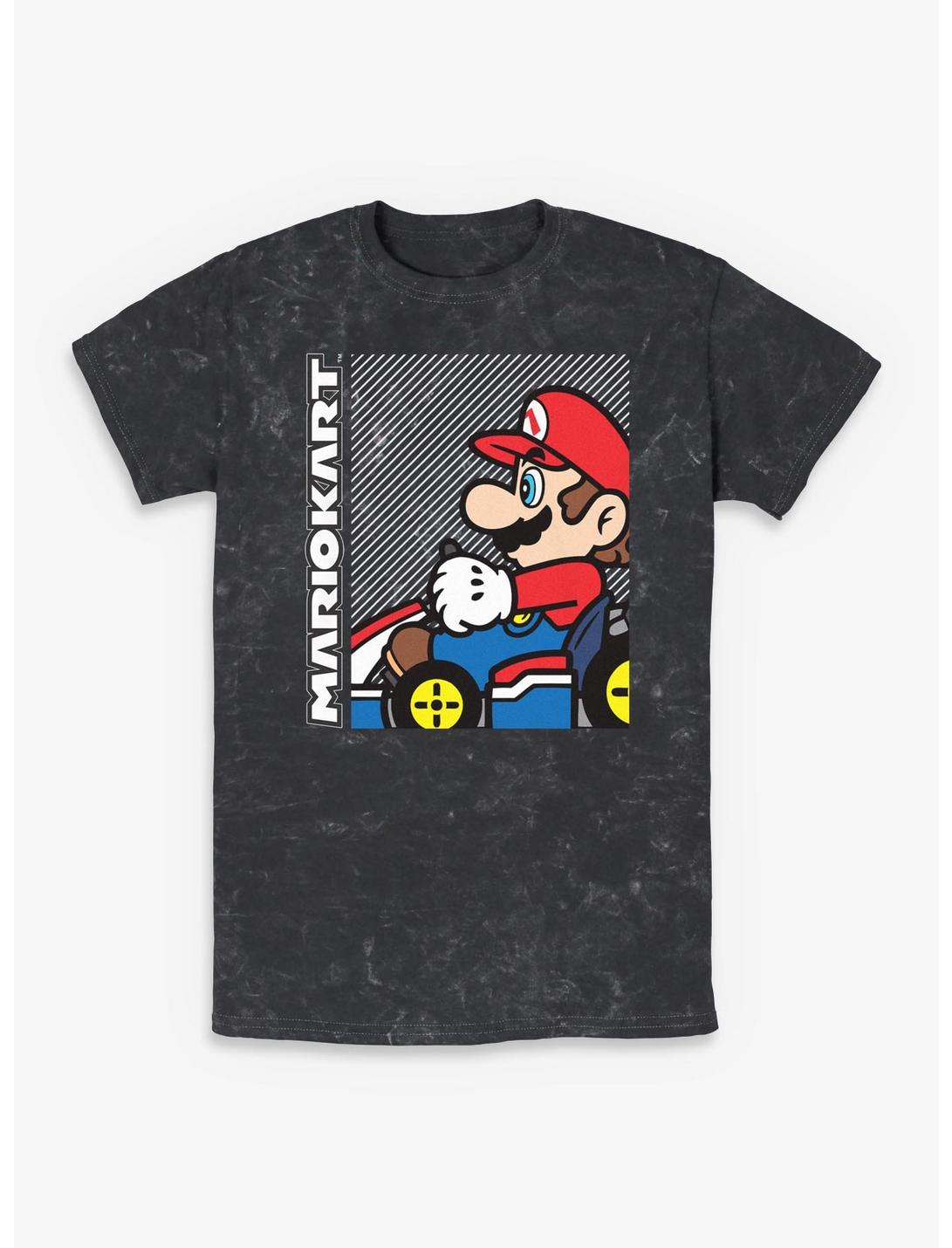 T-shirt délavé Nintendo Mario Kart Racing