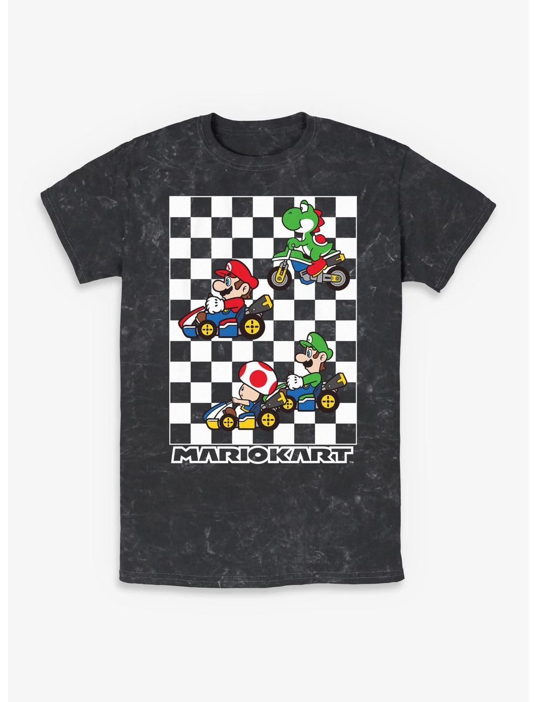 T-shirt délavé Nintendo Mario Kart Rally Kart