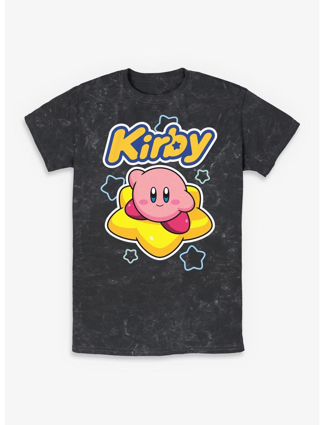 T-shirt délavé Nintendo Kirby Surfing