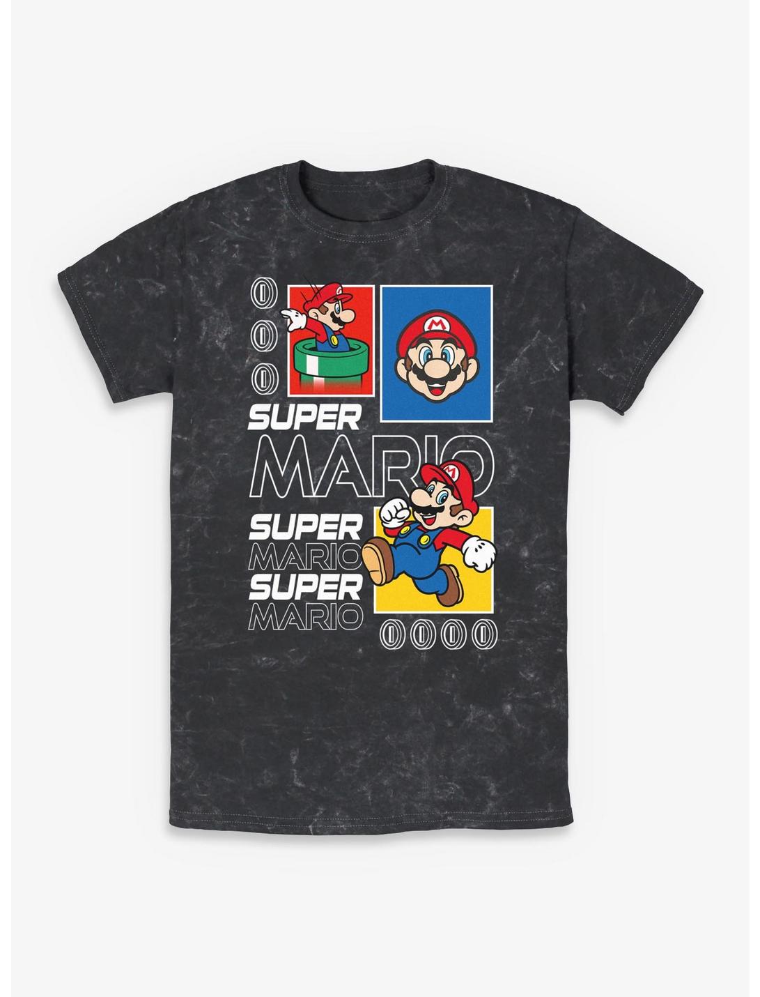 Nintendo Future Mario Mineral Wash T-Shirt