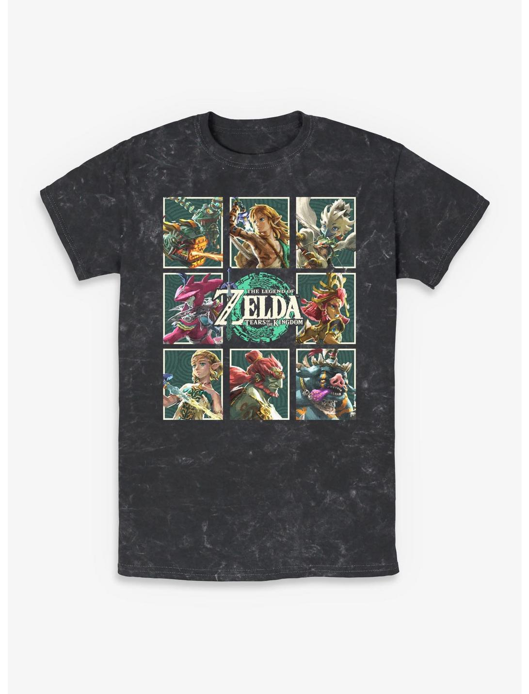 Nintendo Character Boxes Mineral Wash T-Shirt