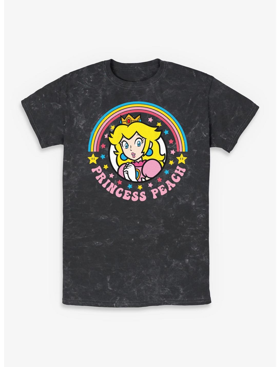Nintendo Joyful Peach Circle Mineral Wash T-Shirt