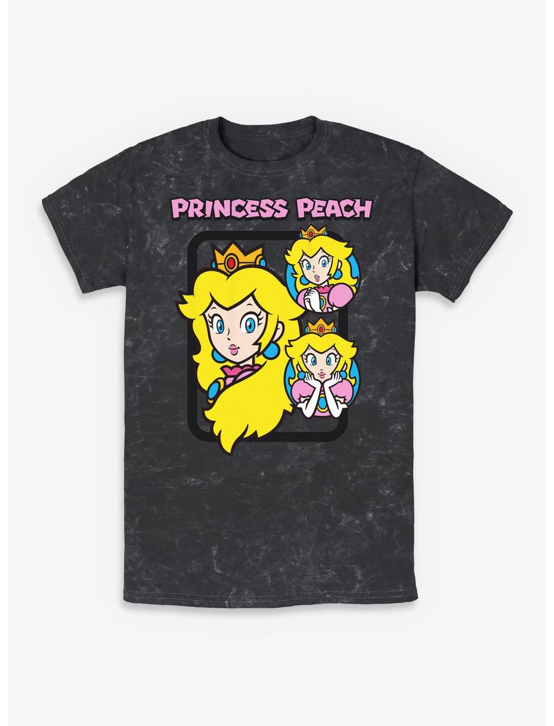 Nintendo Princess Peach Circles Mineral Wash T-Shirt