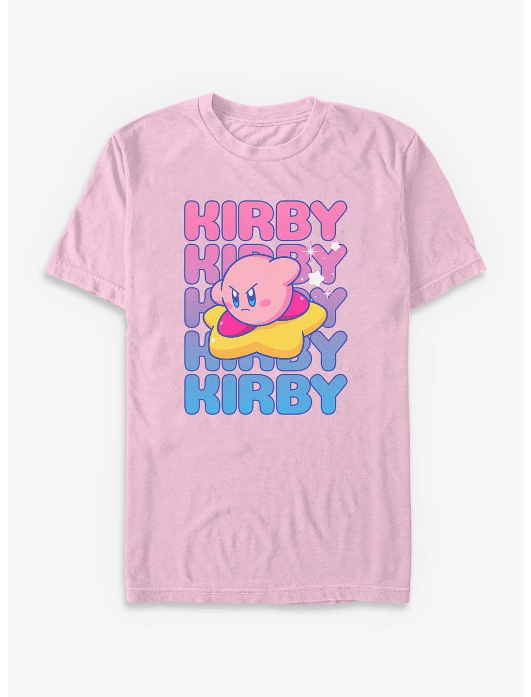 Nintendo Kirby Text Stack Garment Dye T-Shirt
