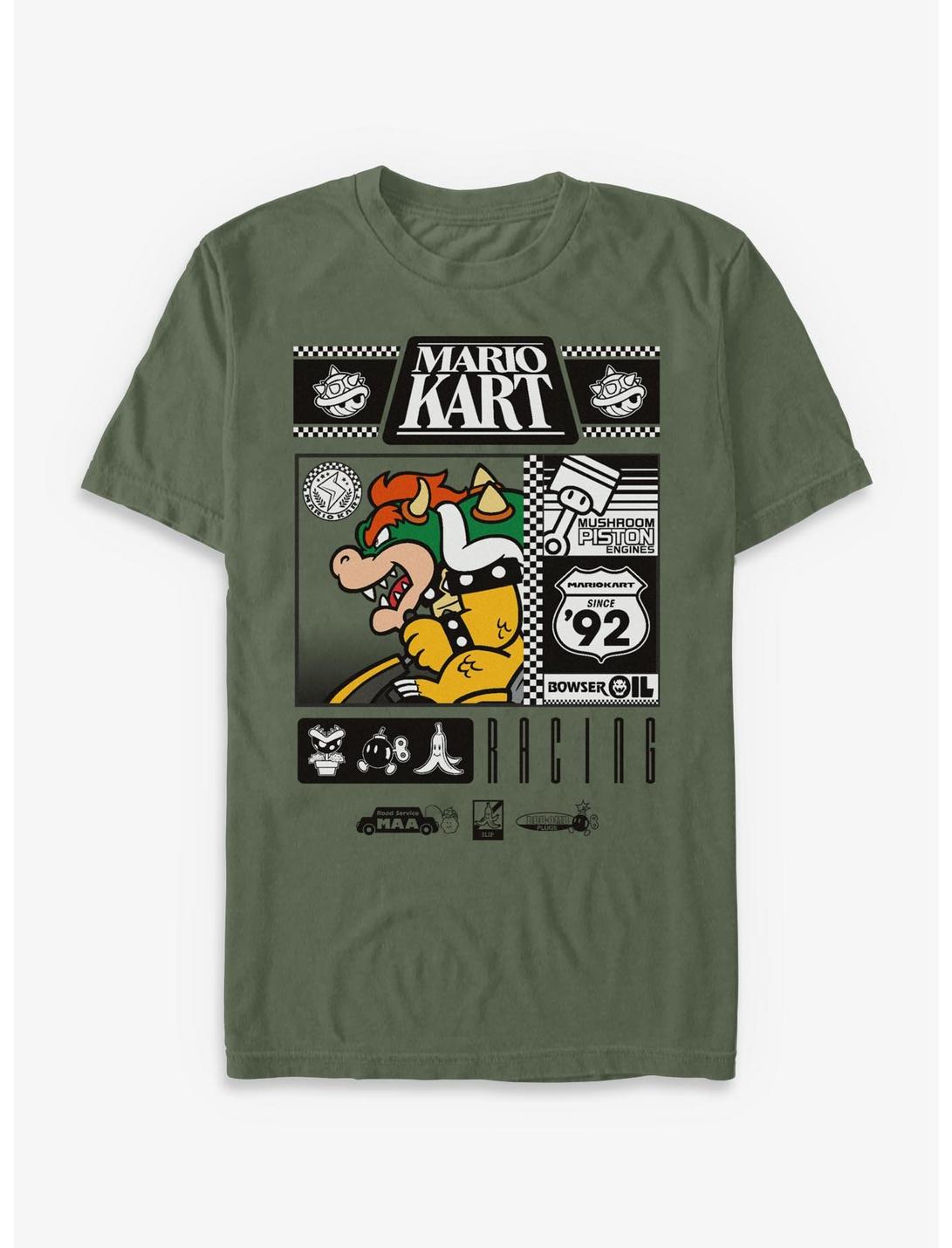 T-shirt teinté Nintendo Bowser Oil Racing