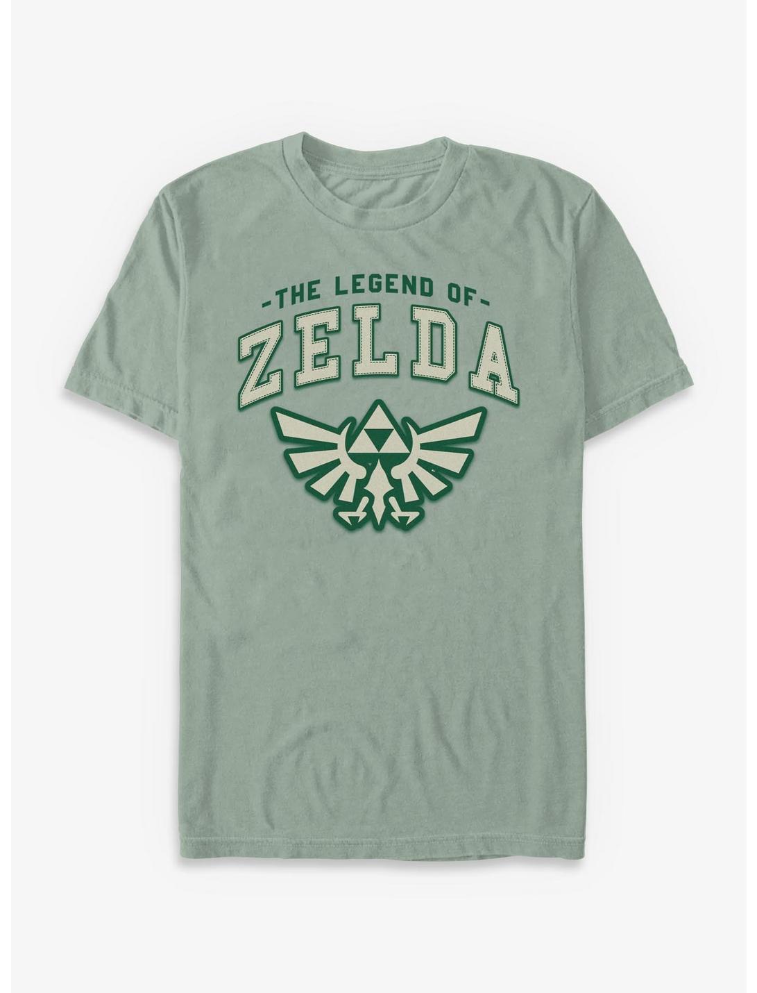 T-shirt teint par pigments Nintendo The Legend Of Zelda avec écusson