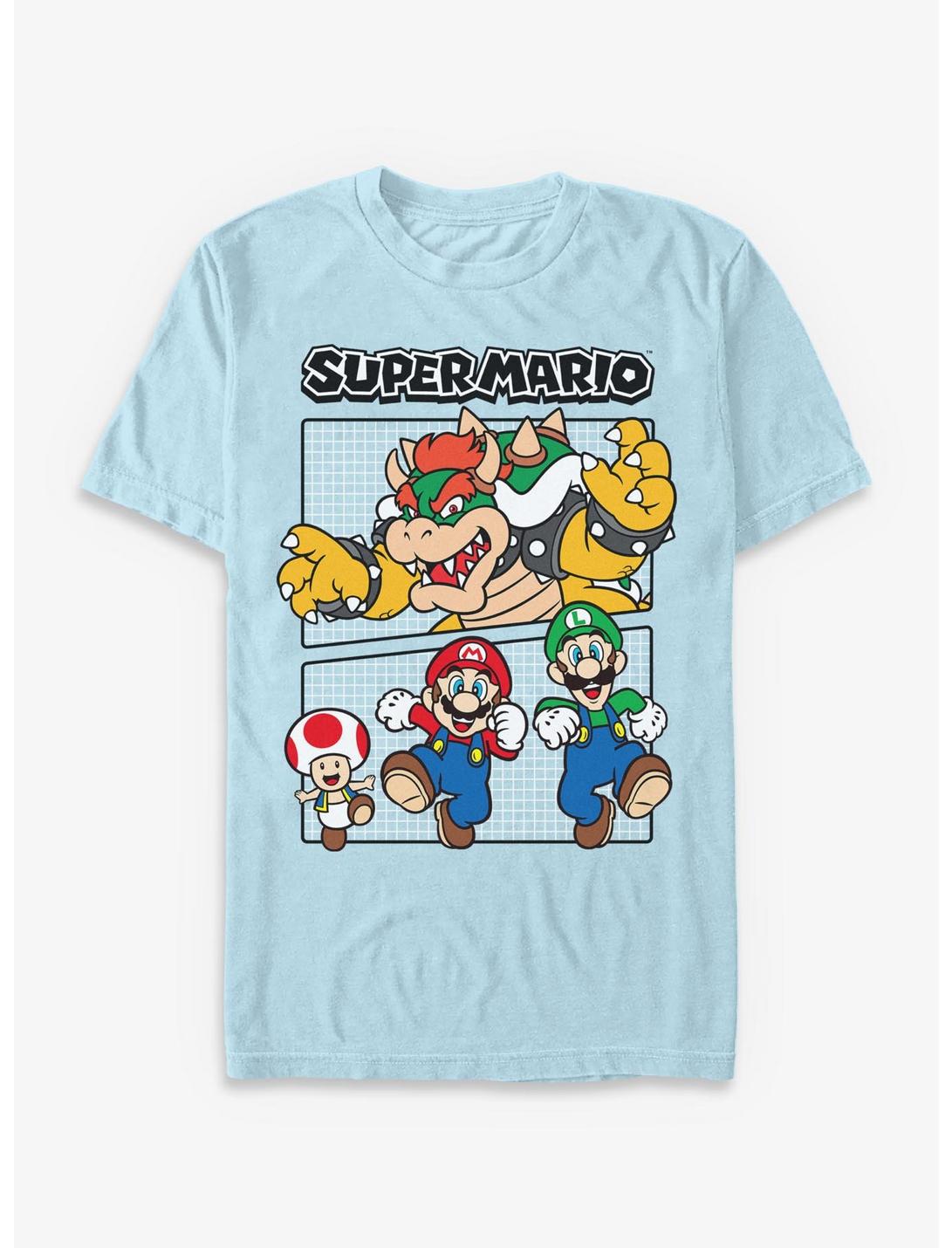 Nintendo Super Mario Group Garment Dye T-Shirt
