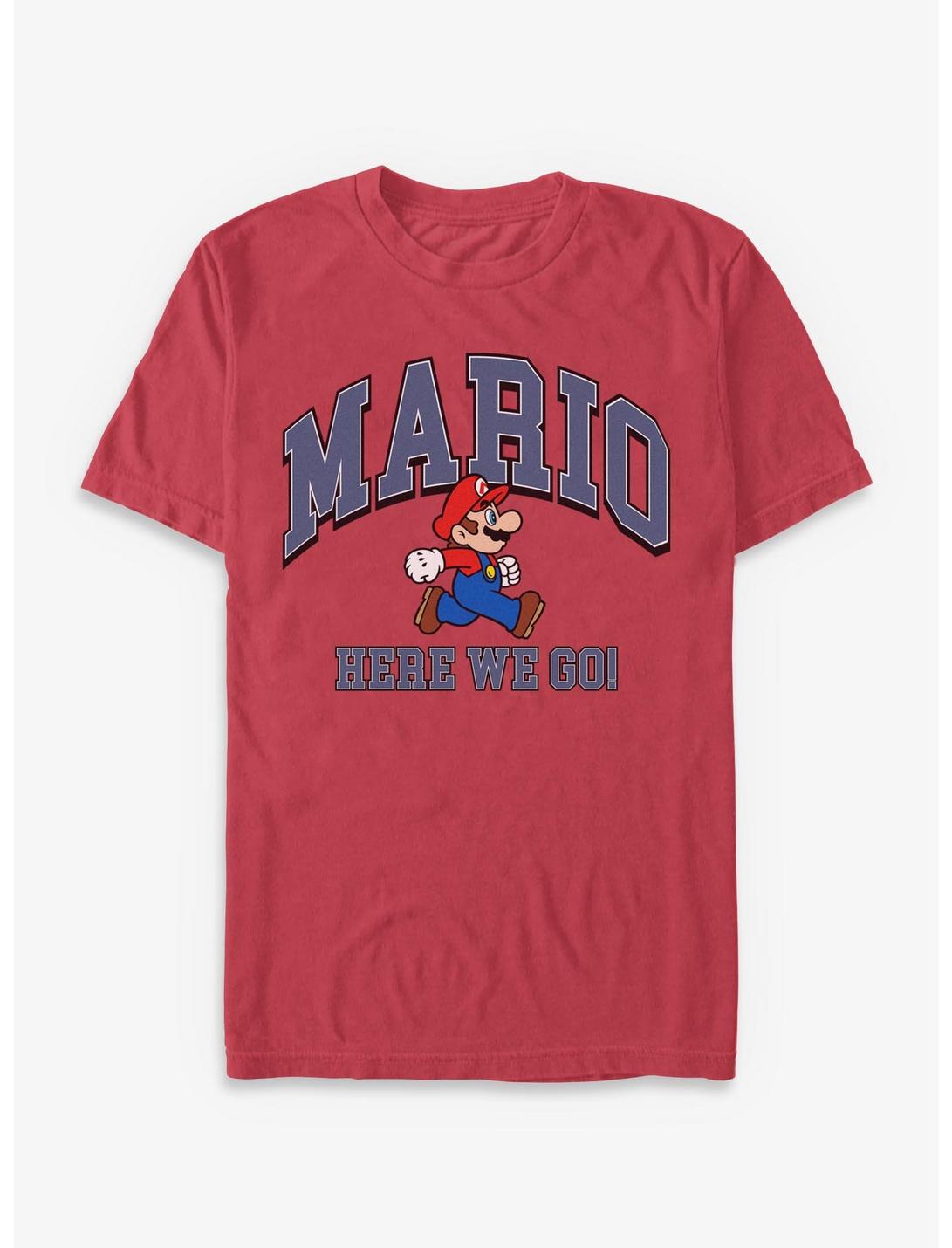 Nintendo Mario Here We Go Garment Dye T-Shirt