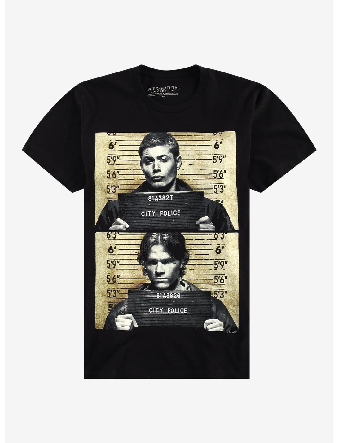Supernatural Mug Shot T-Shirt
