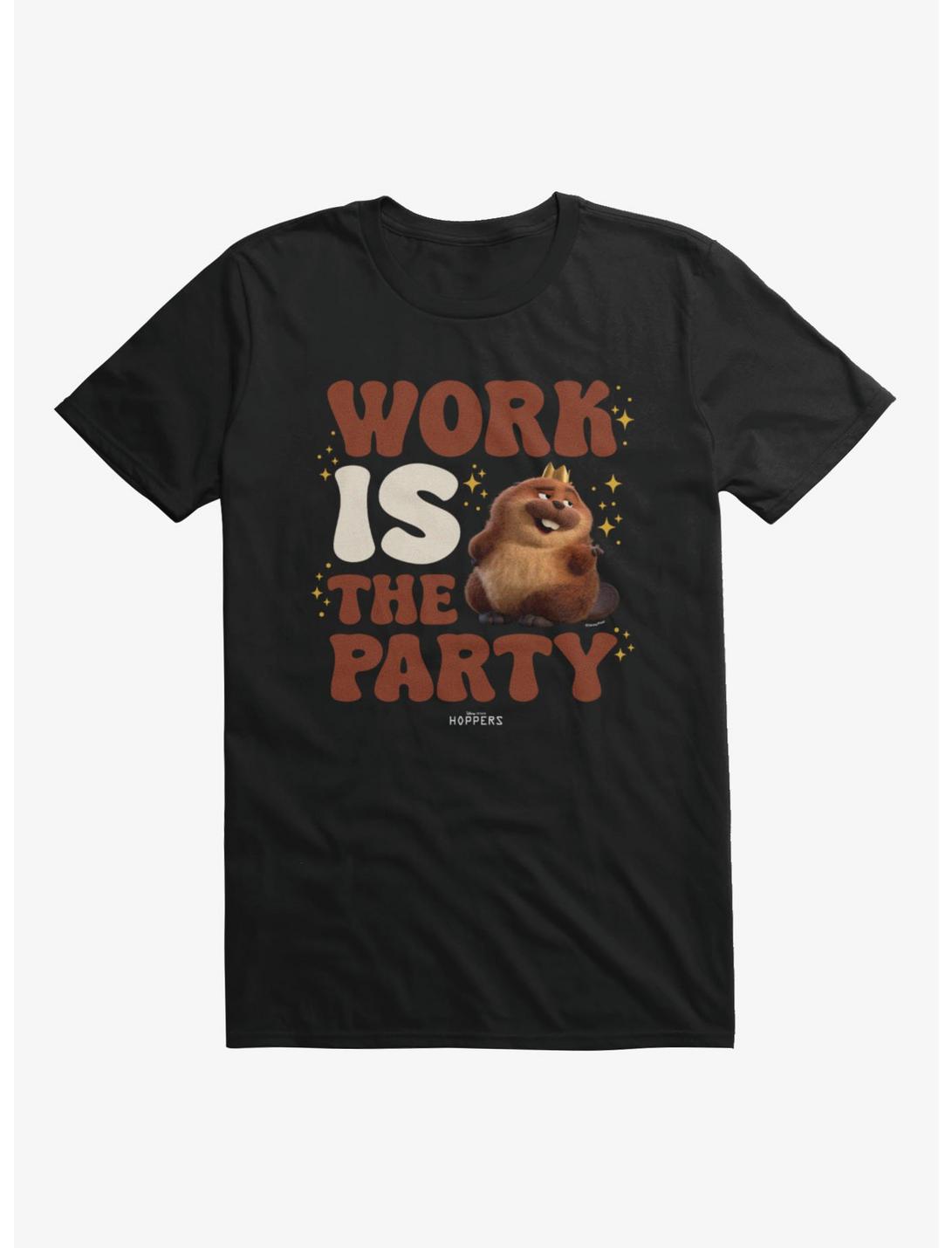 Disney Pixar Hoppers Work Is The Party King George Beaver T-Shirt