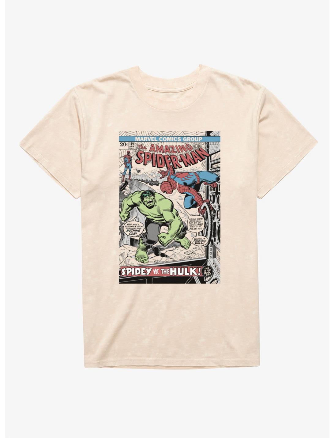 Marvel Comics Cover Amazing Spidey Vs The Hulk T-Shirt