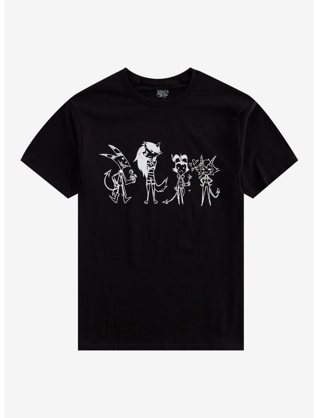 Helluva Boss Group Doodle T-Shirt
