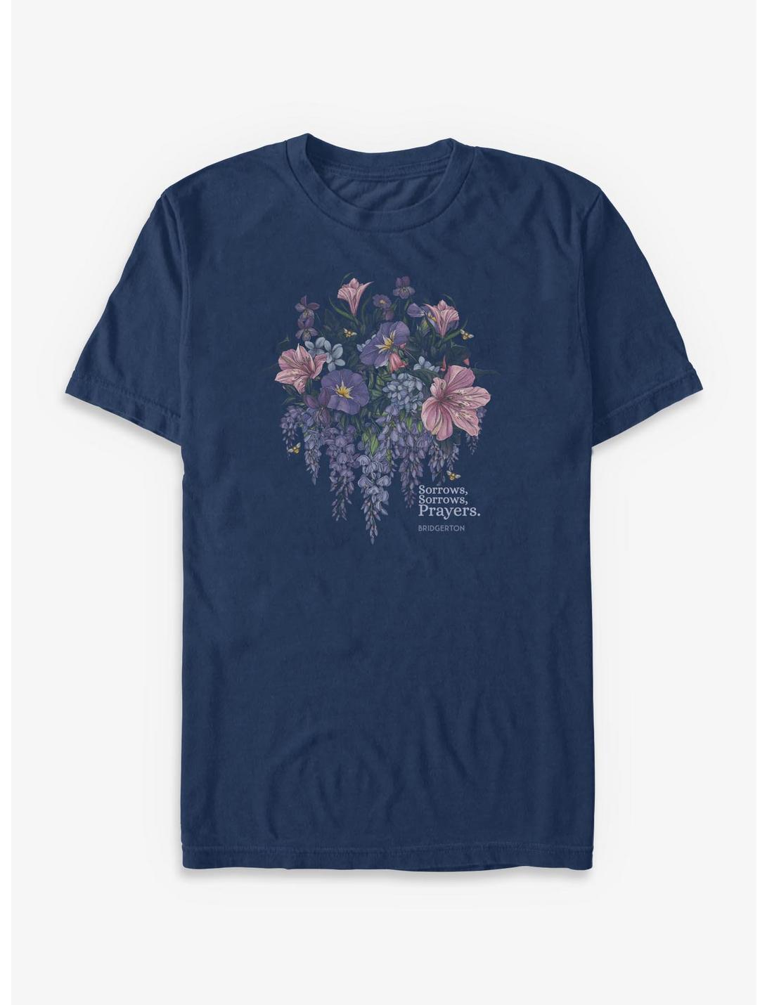 Bridgerton Sorrows And Prayers Floral Garment Dye T-Shirt Hot Topic Exclusive