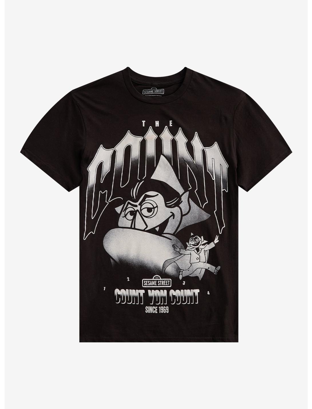 T-shirt en métal de Sesame Street Comte Von Compte