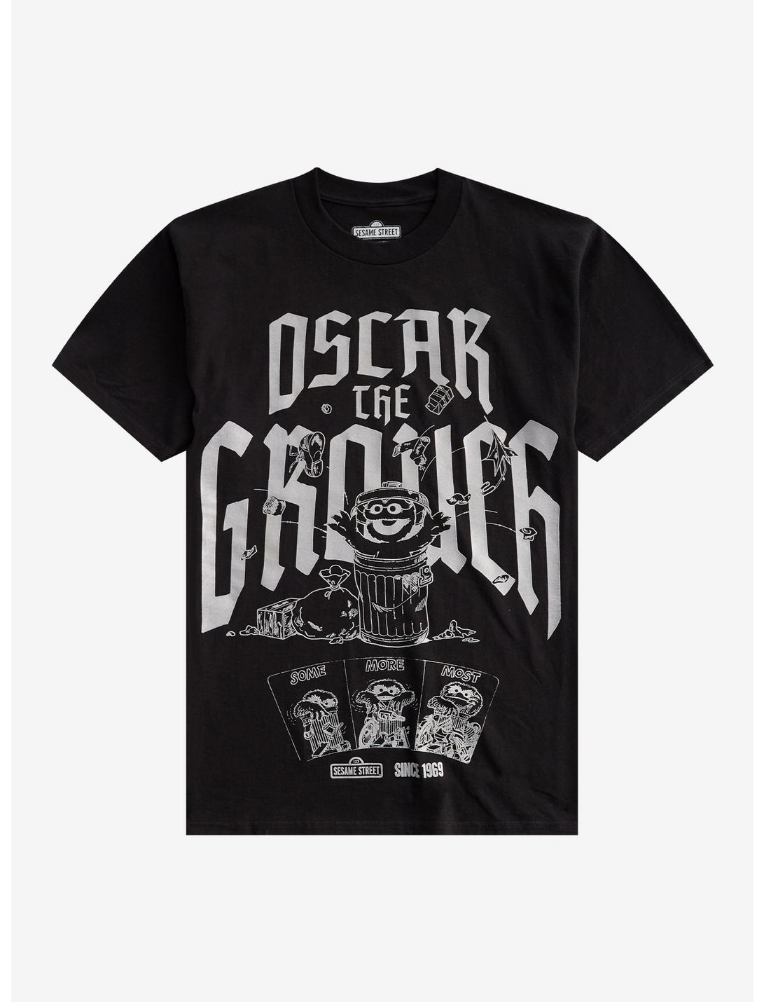 T-shirt en métal Sesame Street Oscar le Grognon