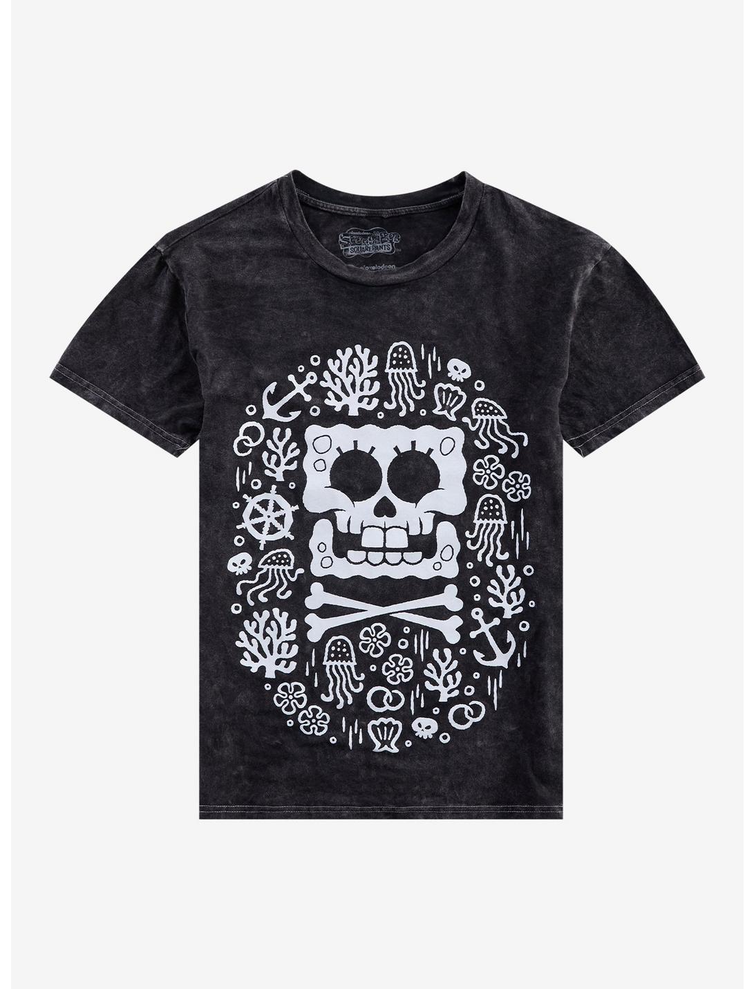 SpongeBob SquarePants Skull Glow-In-The-Dark T-Shirt