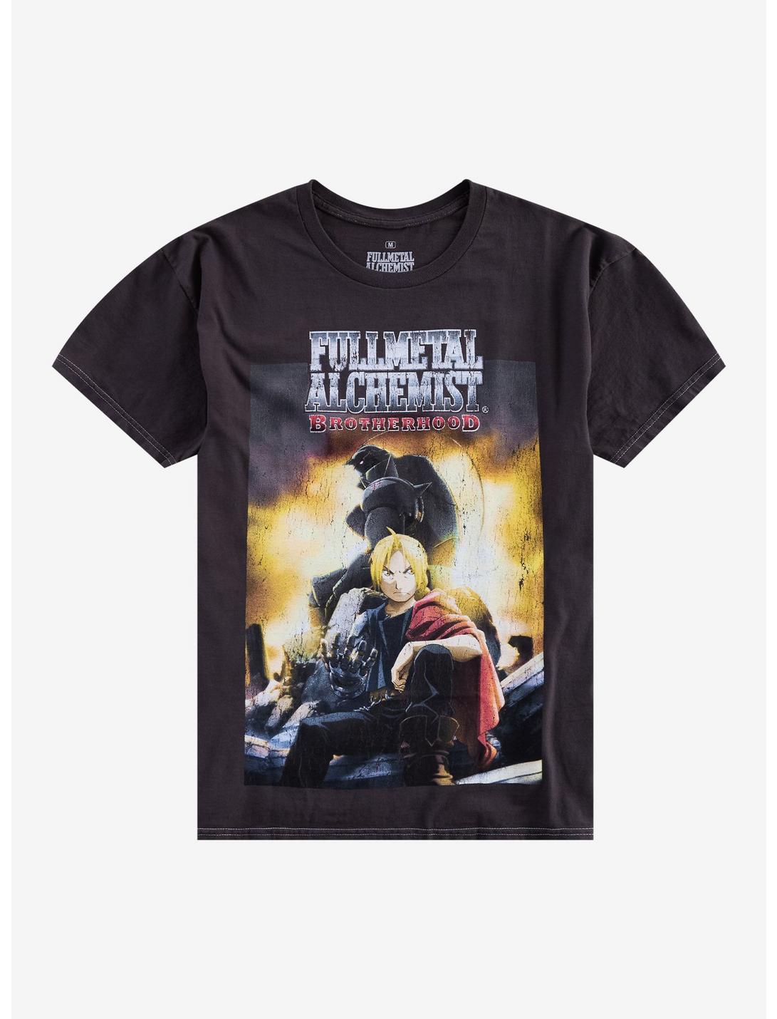 Fullmetal Alchemist: Brotherhood Poster Dark Wash T-Shirt