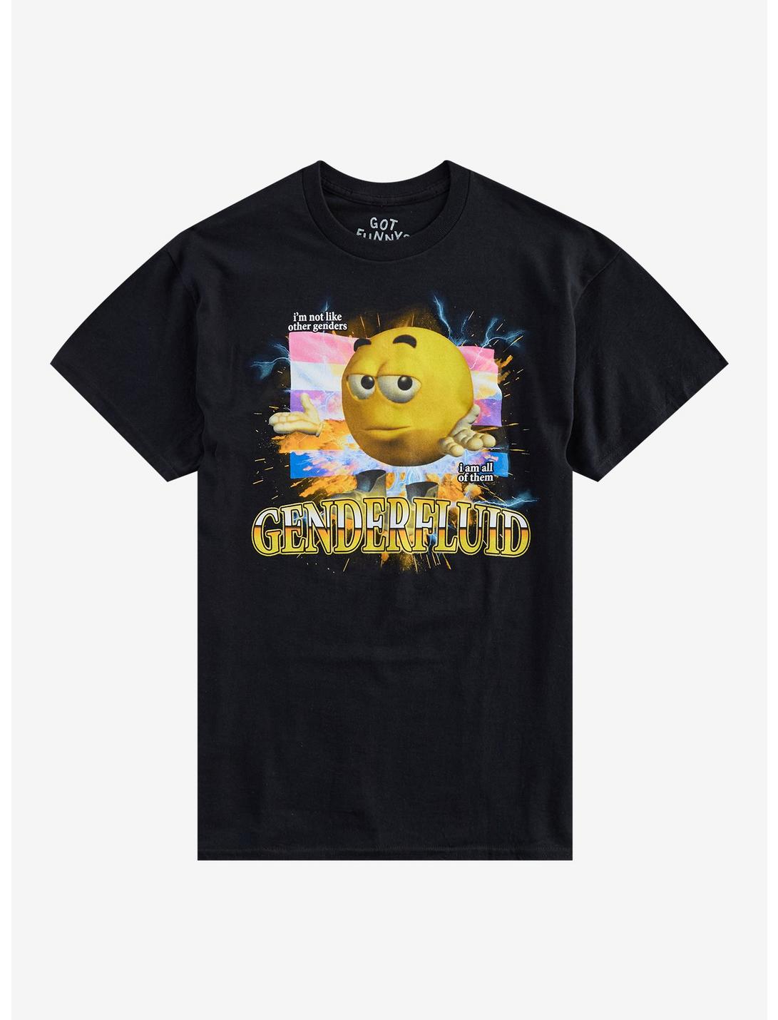 Genderfluid Emoji T-Shirt By Got Funny?
