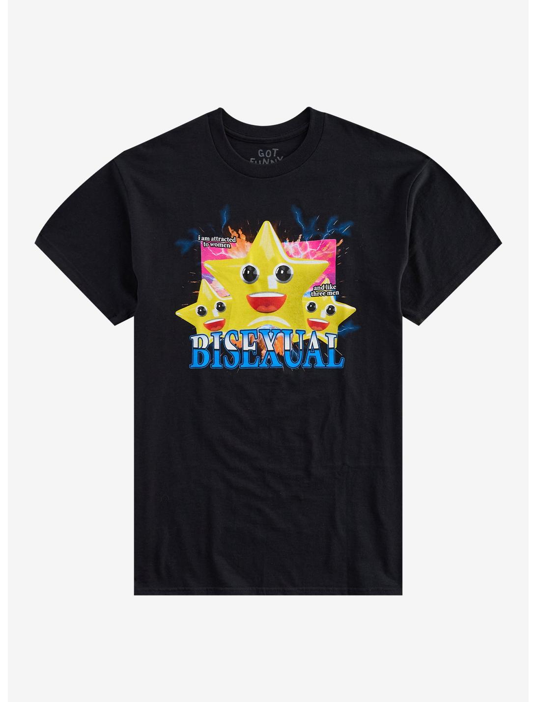 Bisexual Star Meme T-Shirt By Got Funny?