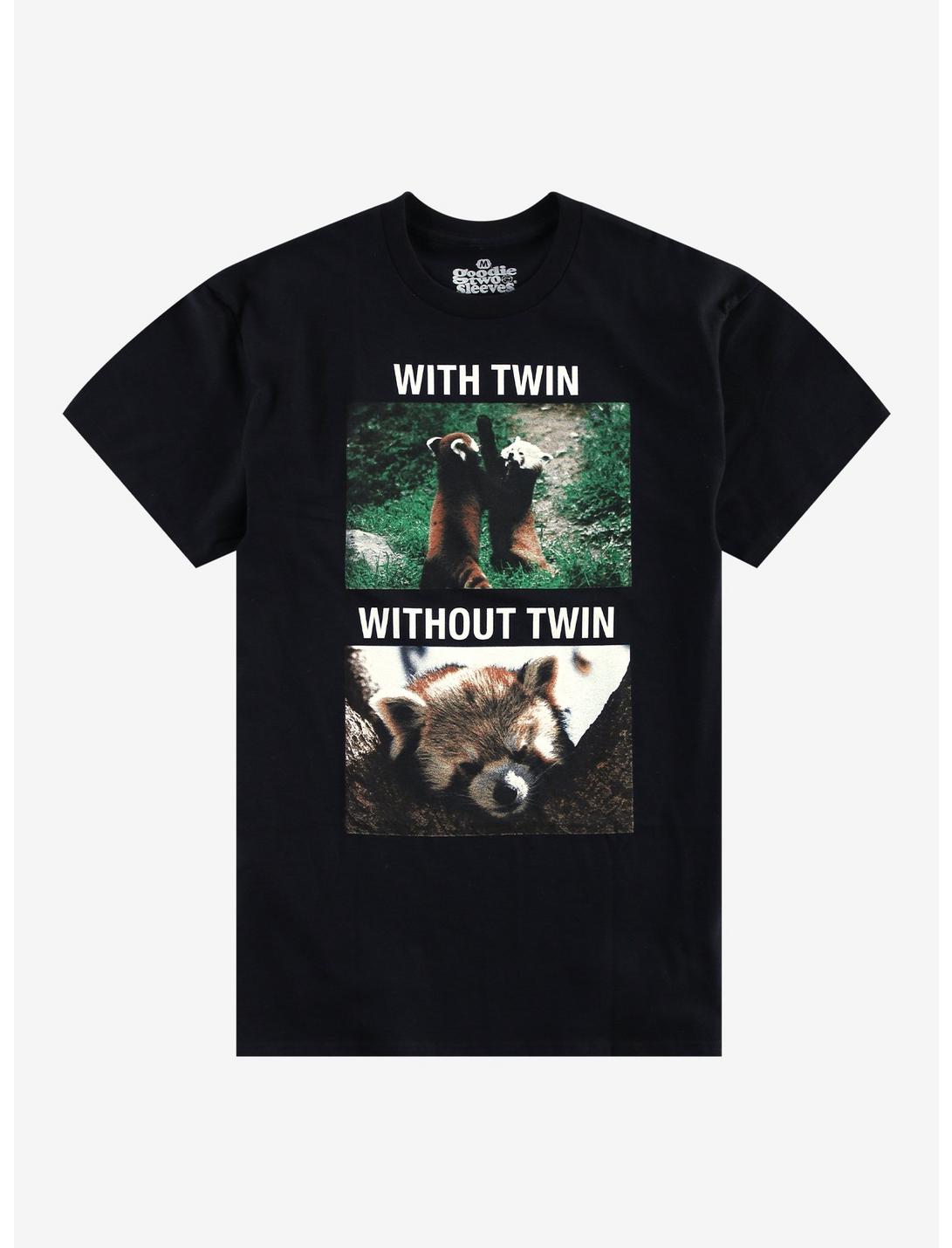 Red Panda Twin T-Shirt By Goodie Two Sleeves