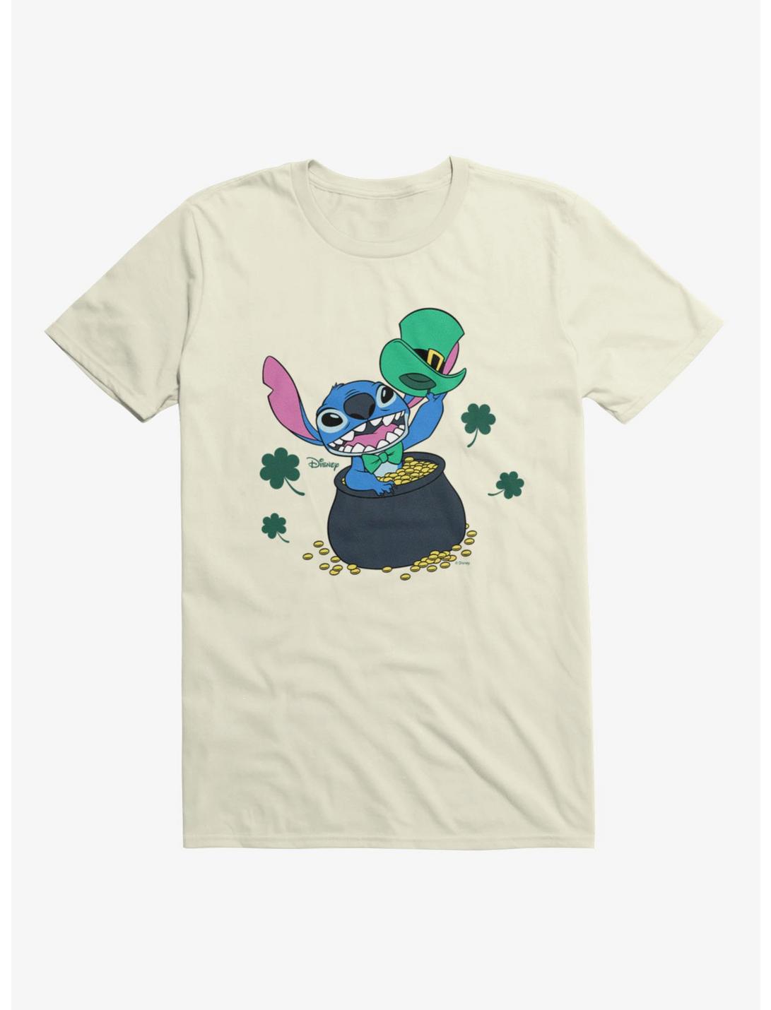 Disney Lilo And Stitch St. Patrick's Pot Of Gold T-Shirt