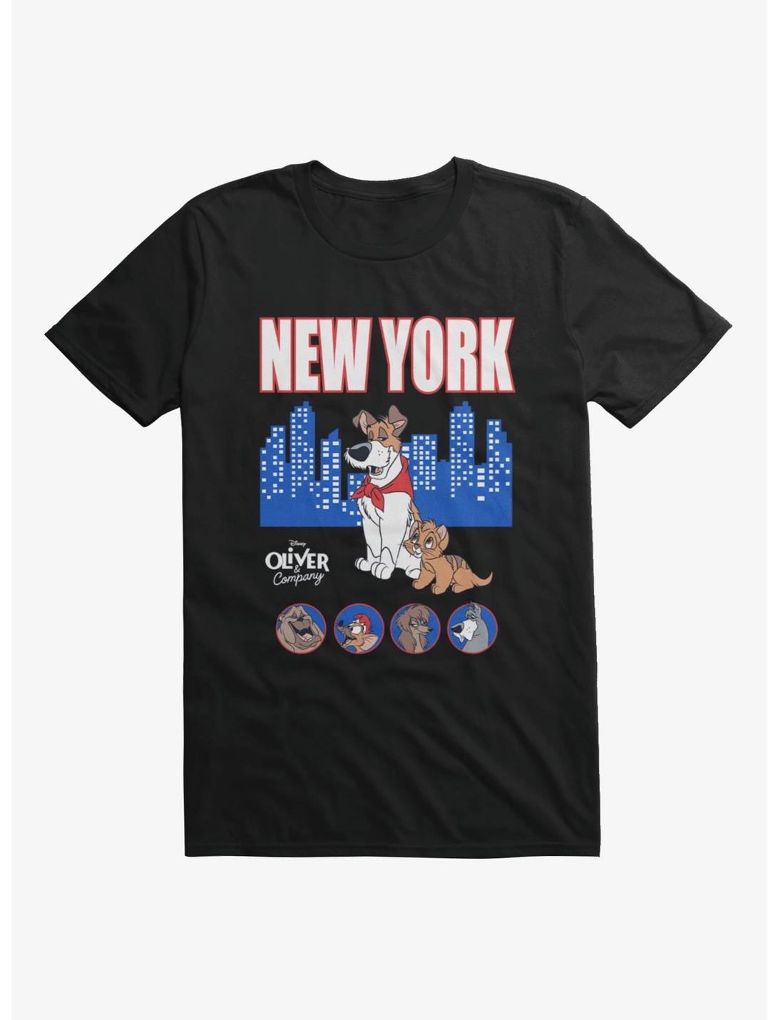 Disney Oliver And Company New York Skyline T-Shirt