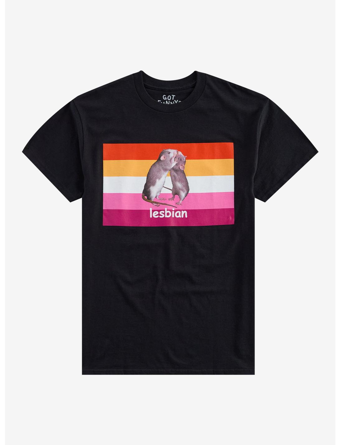 Lesbian Rat Flag T-Shirt By Got Funny?