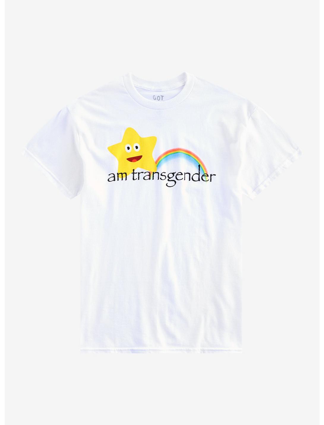 Transgender Star & Rainbow T-Shirt By Got Funny?