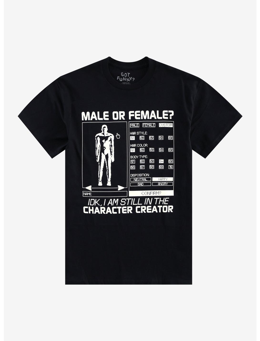 Character Creator T-Shirt By Got Funny?