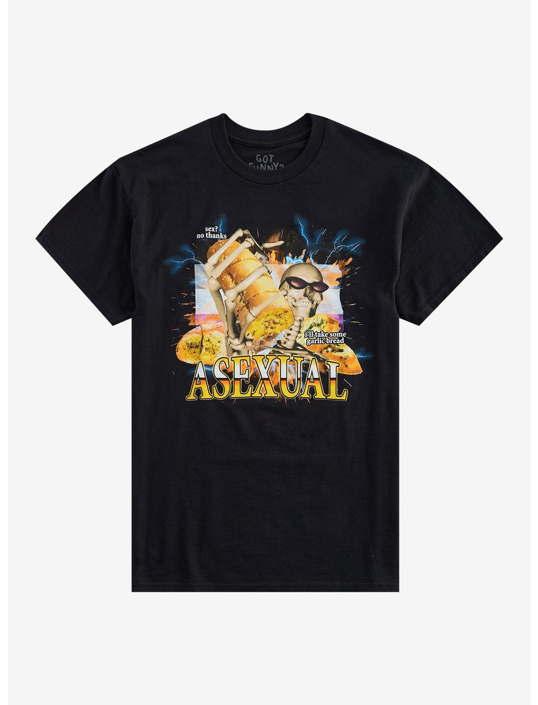 Asexual Skeleton T-Shirt By Got Funny?