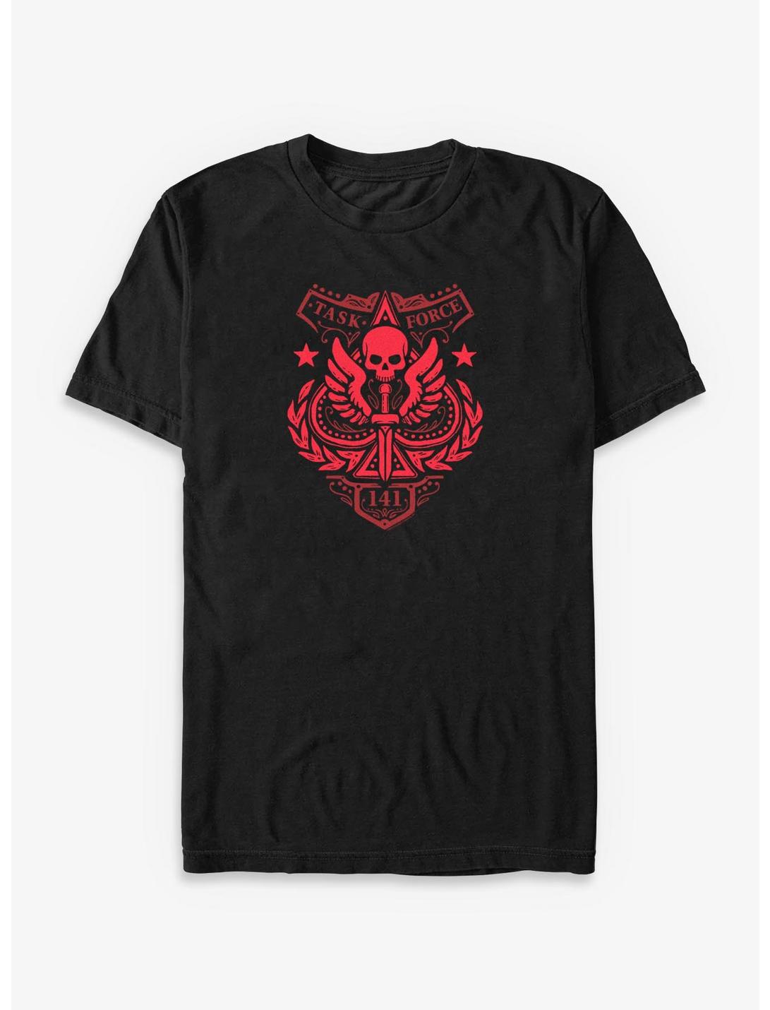 Call Of Duty TF 141 Badge Big & Tall T-Shirt