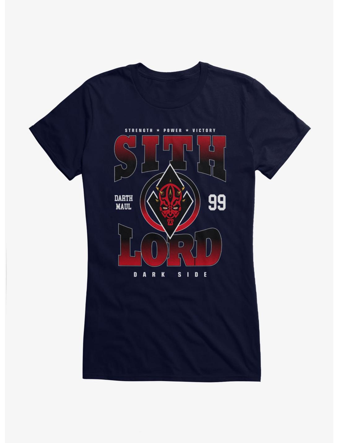 Star Wars Maul Sith Lord Sports Logo Girls T-Shirt