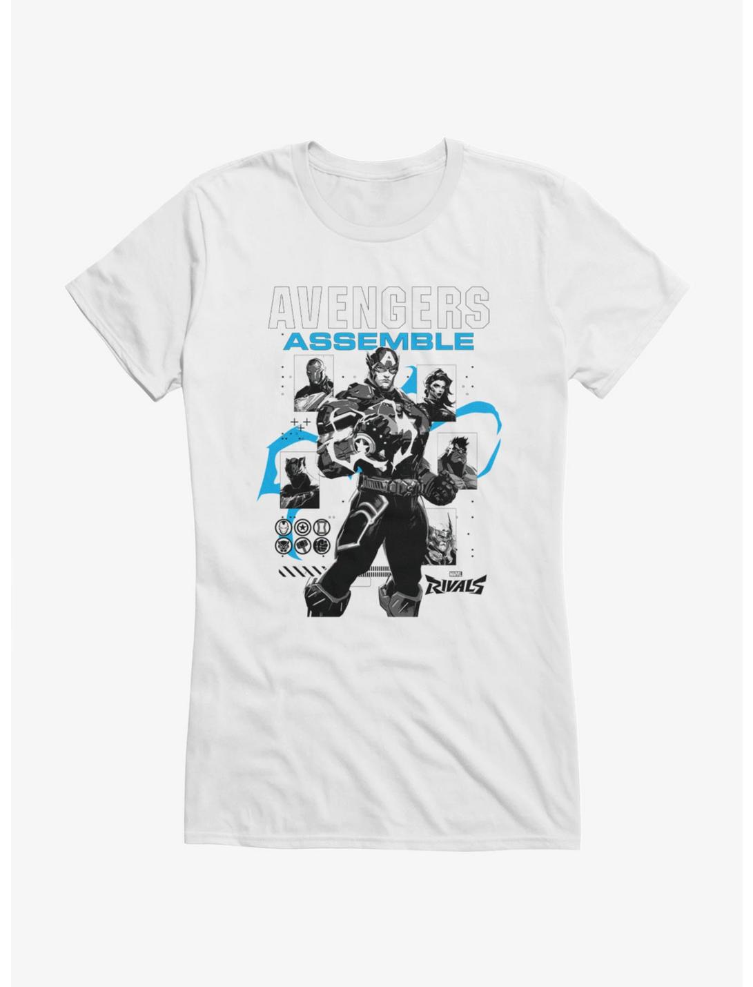T-shirt fille Captain America Marvel Rivals Avengers Assemble