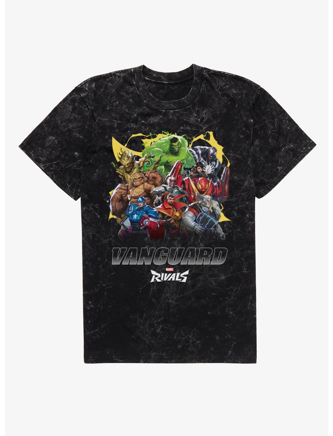 Marvel Rivals Vanguard Power Team Mineral Wash T-Shirt