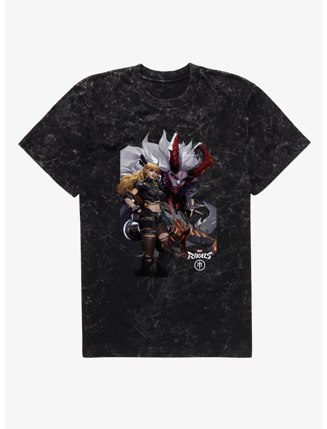 Marvel Rivals Magik Darkchild Looming Mineral Wash T-Shirt