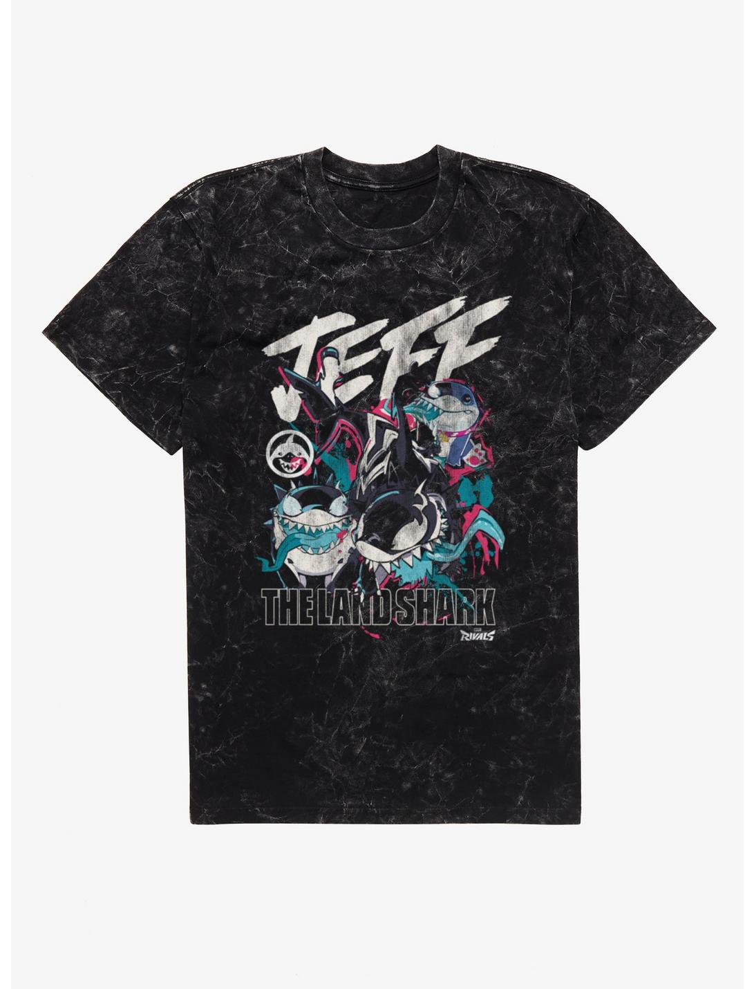 Marvel Rivals Jeff The Land Shark Symbiote Is Hungry Mineral Wash T-Shirt
