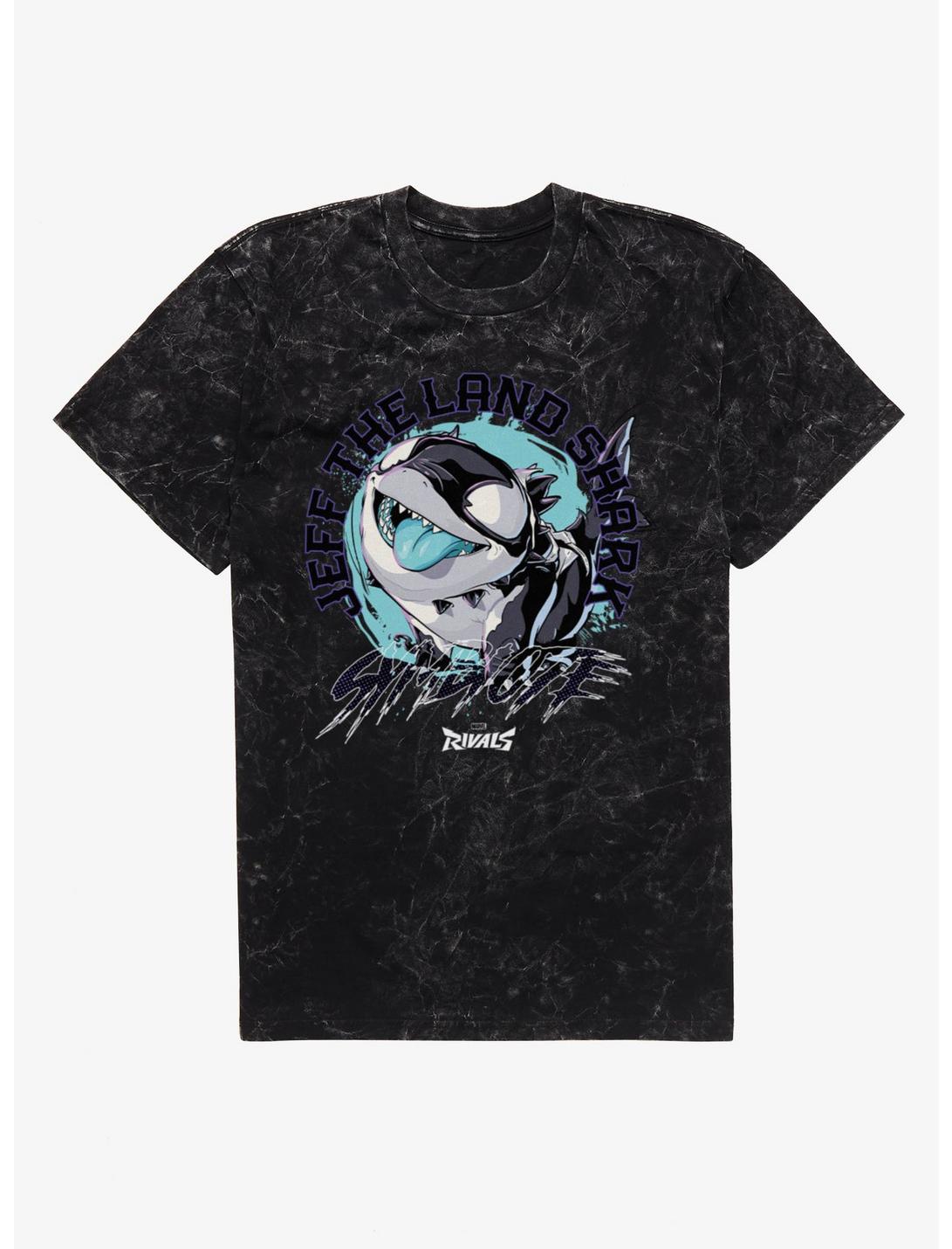 Marvel Rivals Jeff The Land Shark Symbiote Needs Pets Mineral Wash T-Shirt