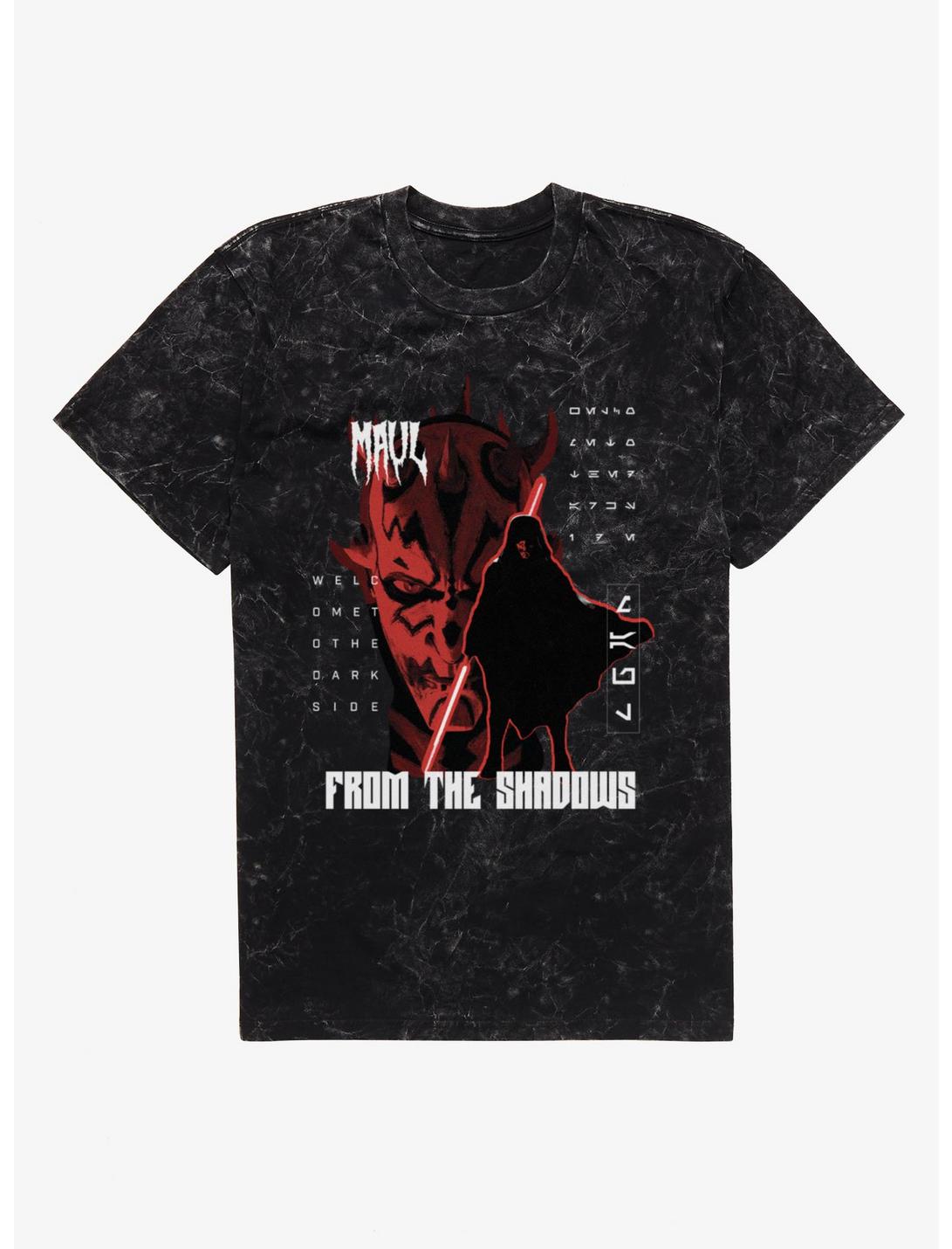 Star Wars: Maul - Shadow Lord From The Shadows Mineral Wash T-Shirt Hot Topic Exclusive