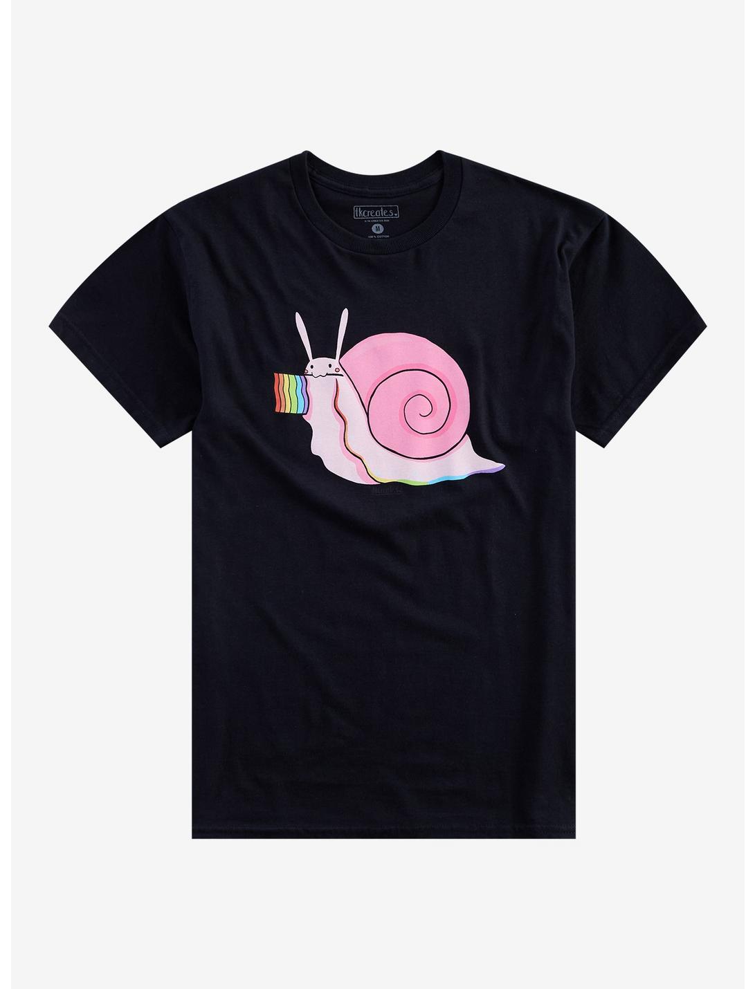 Pride Flag Snail T-Shirt By TKcreates