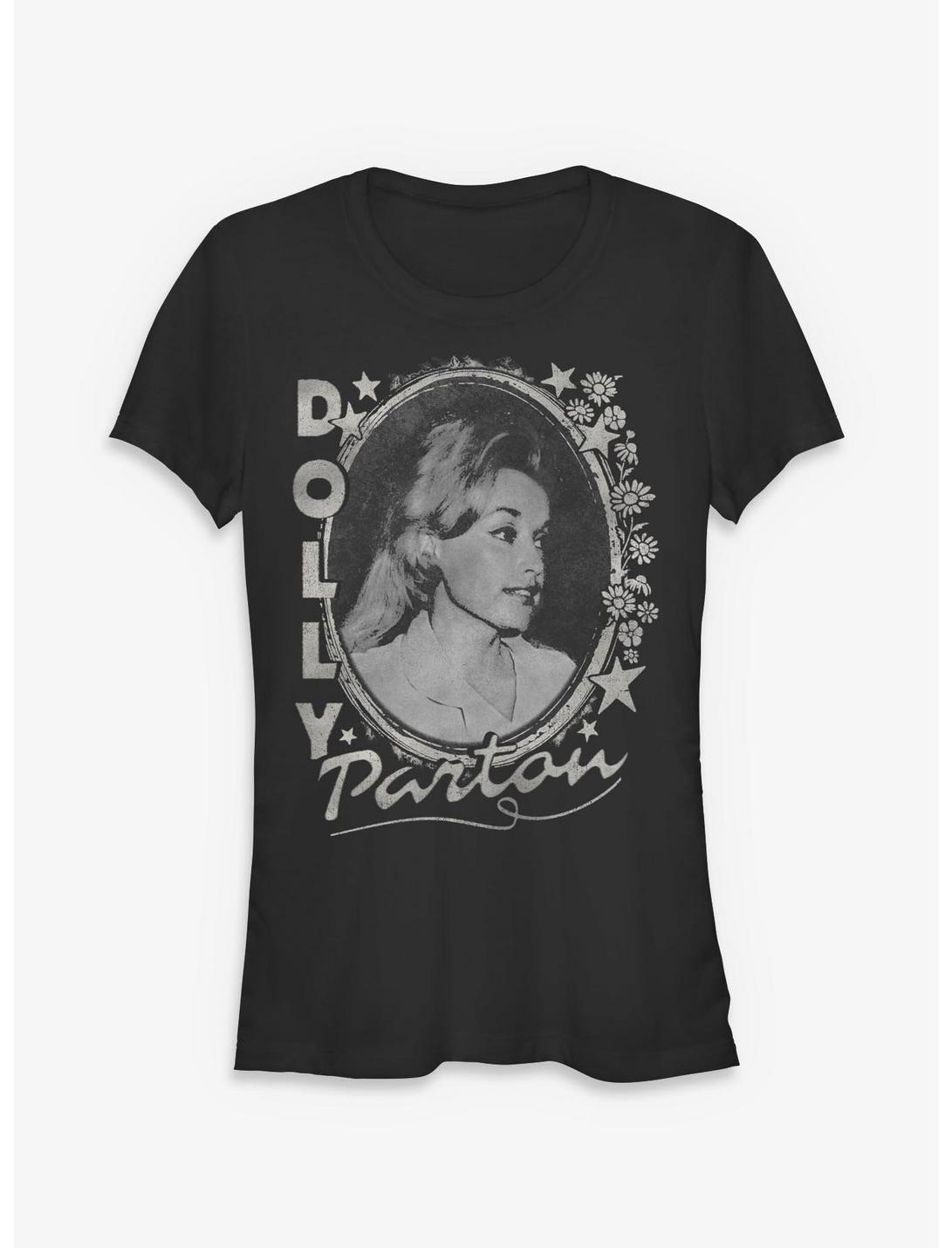 Dolly Parton Stars And Flowers Girls T-Shirt