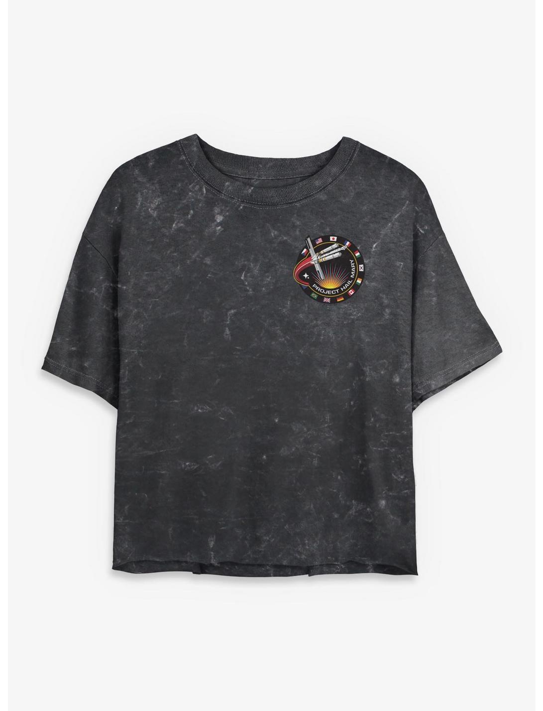 T-shirt court Project Hail Mary Project Patch Girls Mineral Wash
