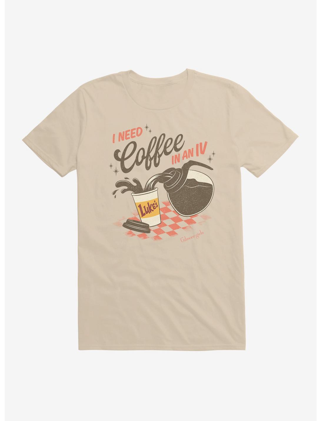 T-shirt Gilmore Girls « J'ai besoin de café par intraveineuse »