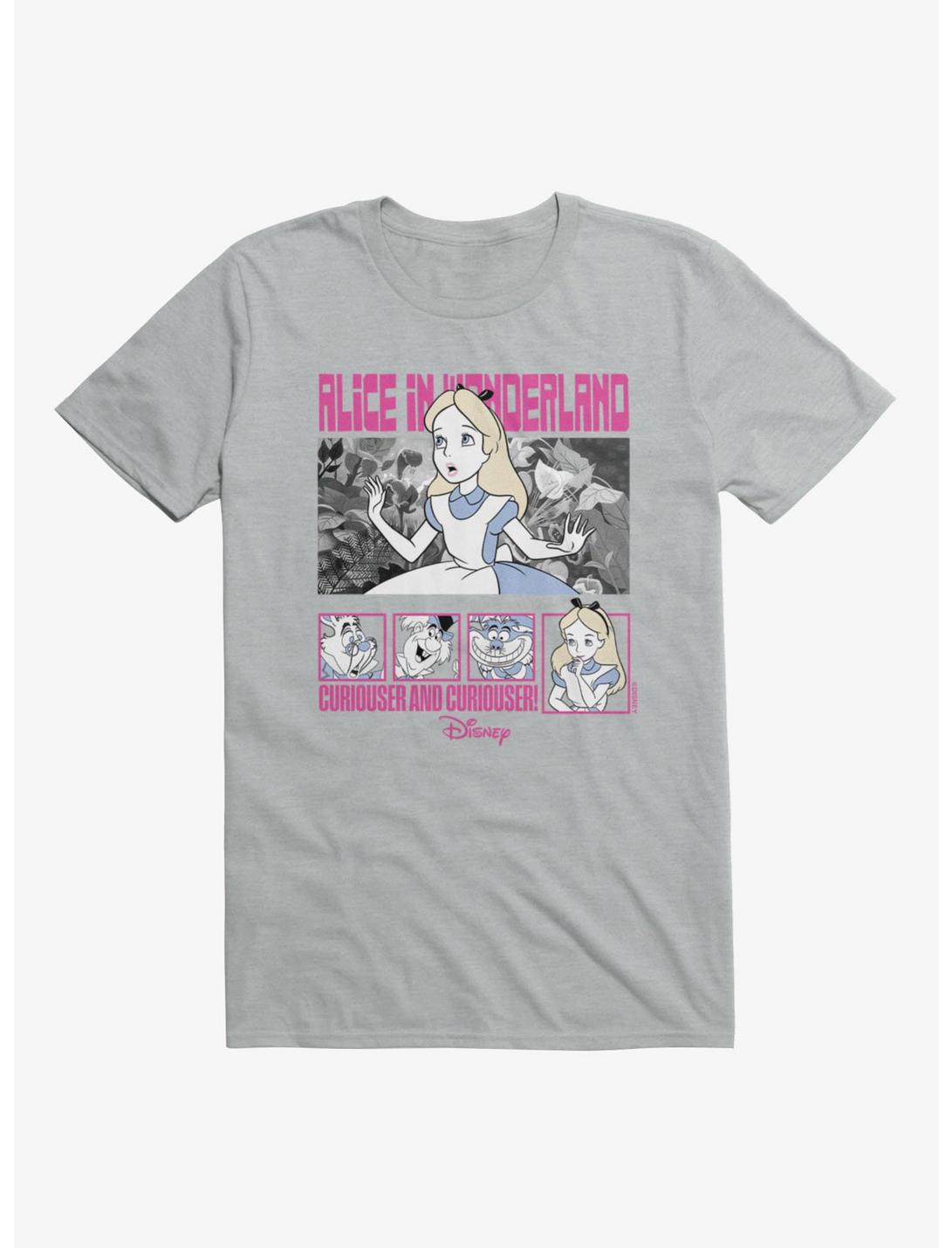 T-shirt Disney Alice au pays des merveilles avec motifs « Curieux Carrés » pour l'heure du thé