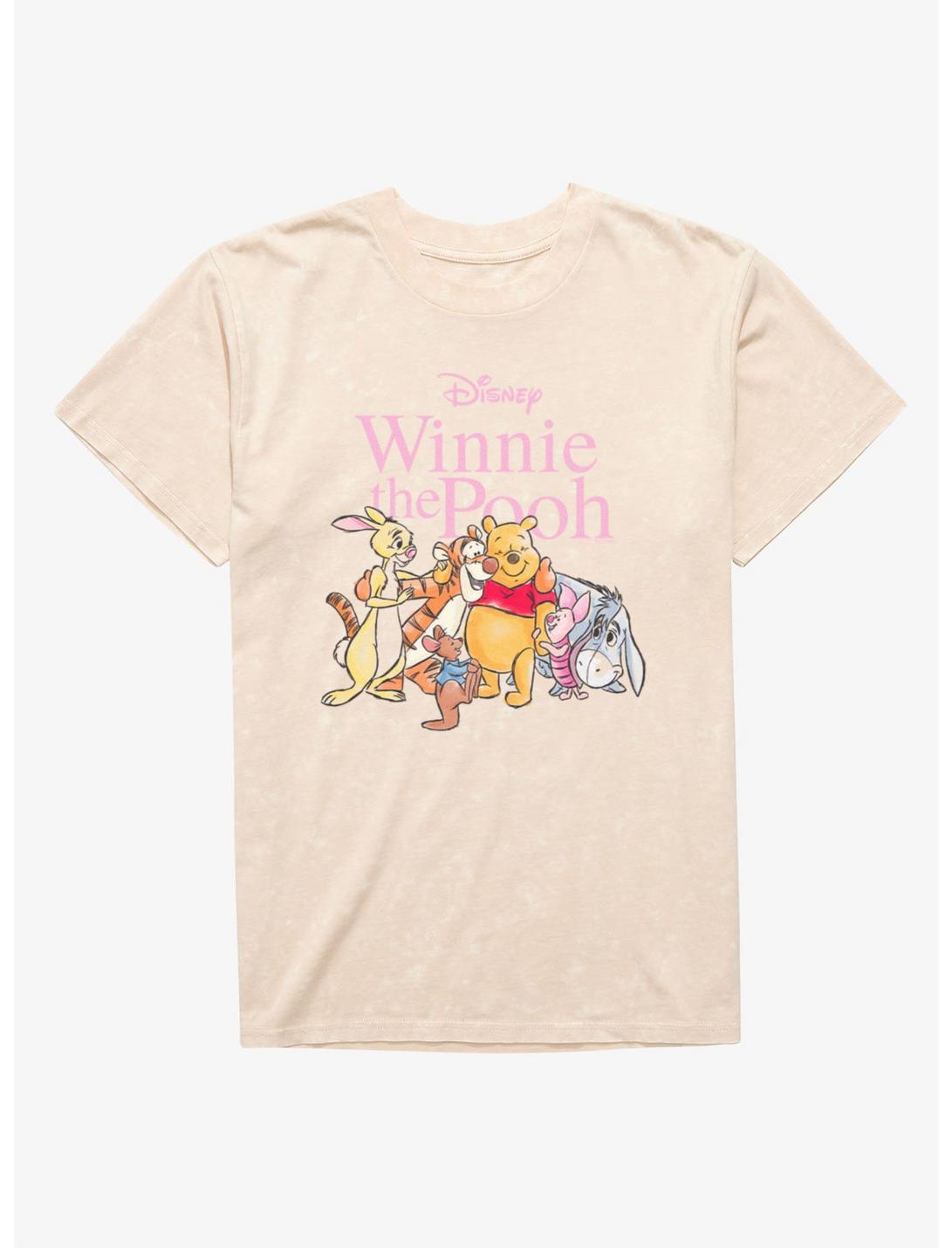Disney Winnie The Pooh Friends Hug It Out Mineral Wash T-Shirt